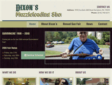 Tablet Screenshot of dixonmuzzleloading.com